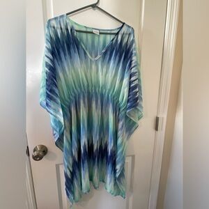 Beautiful sheer swim coverup